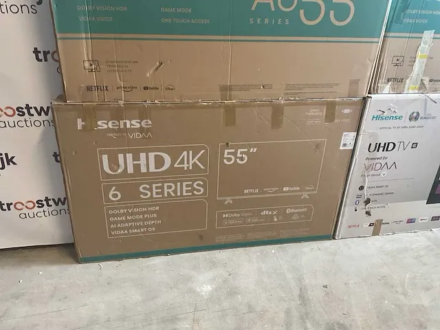 Hisense 55 inch televisie (4x) - afbeelding 2 van  10