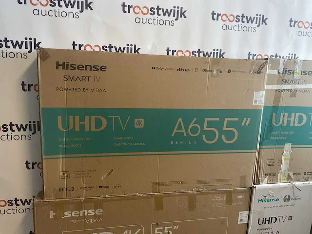 Hisense 55 inch televisie (4x) - afbeelding 3 van  10