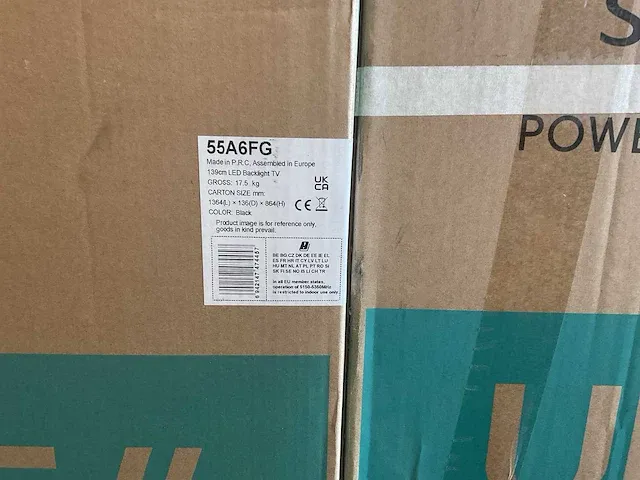 Hisense 55 inch televisie (4x) - afbeelding 6 van  10