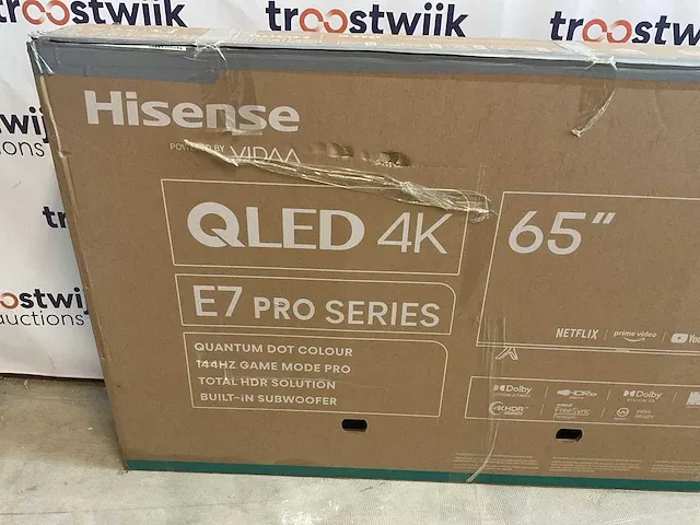 Hisense 65 inch qled 4k televisie - afbeelding 2 van  7