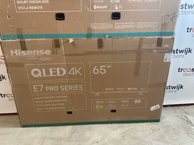 Hisense 65 inch qled televisie (2x) - afbeelding 3 van  10