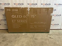 Hisense 75 inch qled televisie - afbeelding 1 van  9