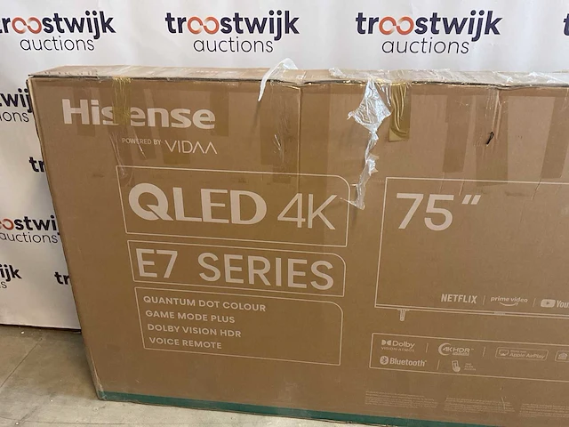 Hisense 75 inch qled televisie - afbeelding 2 van  9