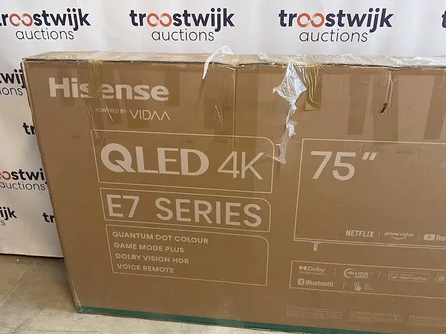 Hisense 75 inch qled televisie - afbeelding 2 van  9
