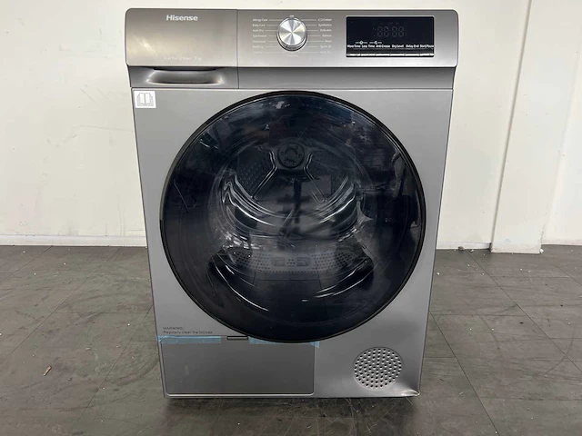 Hisense asciugatrice dhqa902ut 9kg a++ wasdroger vrijstaand voorbelading a++ titanium - afbeelding 3 van  7