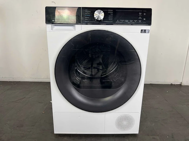 Hisense dh5s102bw wasdroger vrijstaand voorbelading 10 kg a+++ wit - afbeelding 1 van  5