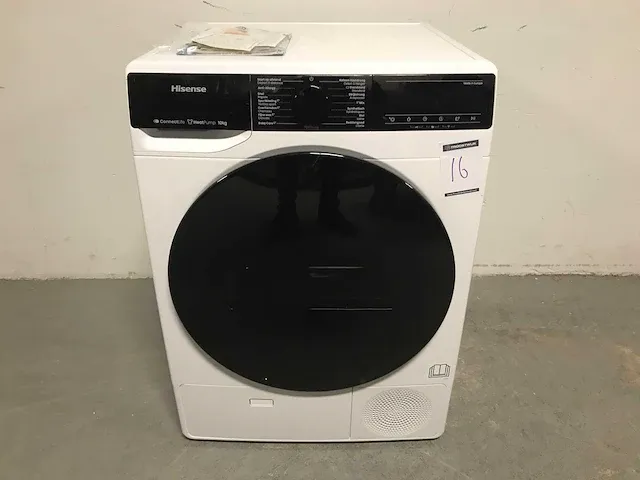 Hisense dh5v13uw warmtepomp droger - afbeelding 1 van  5