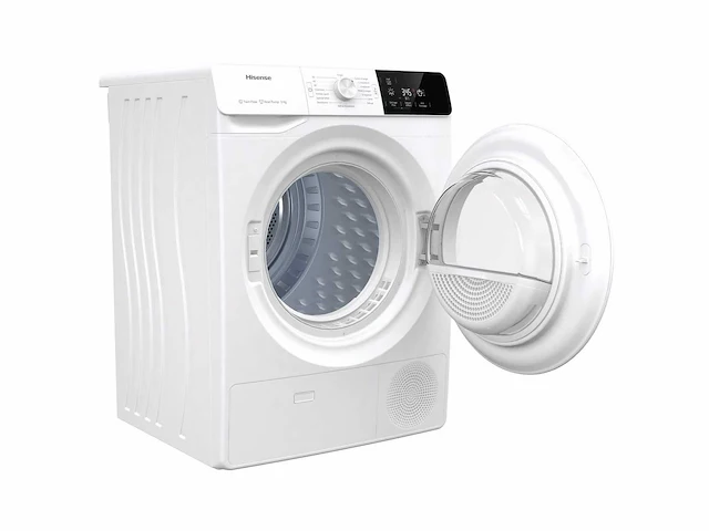 Hisense dhge901 wasdroger vrijstaand voorbelading 9 kg a++ wit - afbeelding 4 van  14