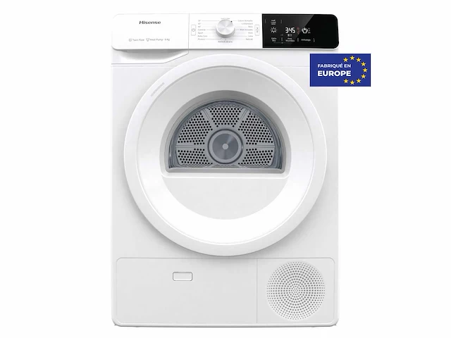 Hisense dhge901 wasdroger vrijstaand voorbelading 9 kg a++ wit - afbeelding 5 van  14