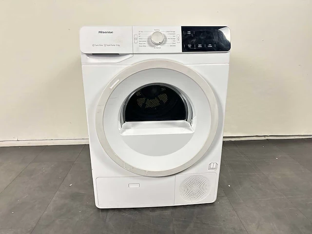 Hisense dhge901 wasdroger vrijstaand voorbelading 9 kg a++ wit - afbeelding 7 van  14