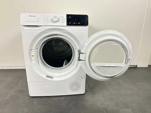 Hisense dhge901 wasdroger vrijstaand voorbelading 9 kg a++ wit - afbeelding 8 van  14