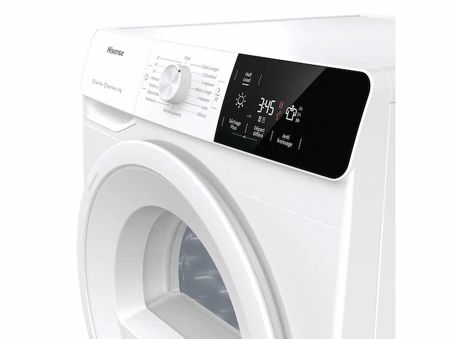 Hisense dhge901 wasdroger vrijstaand voorbelading 9 kg a++ wit - afbeelding 11 van  14