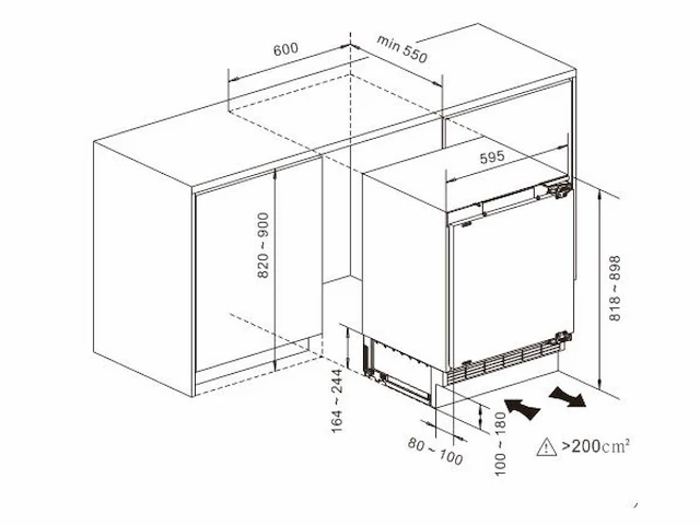 Hisense fuv124d4awe diepvriezer vrieskast ingebouwd 101 l e wit - afbeelding 5 van  6