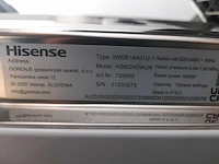 Hisense hs60240wuk standaard vaatwasser - wit - e-label - afbeelding 2 van  7