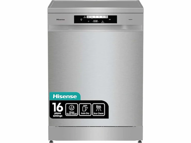 Hisense hs643d60xuk vaatwasser vrijstaand 16 couverts d - afbeelding 1 van  6