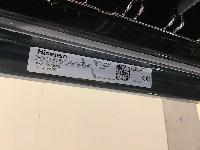 Hisense o65226axs inbouwoven - afbeelding 4 van  6