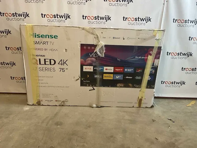 Hisense qled 75 inch televisie - afbeelding 1 van  10