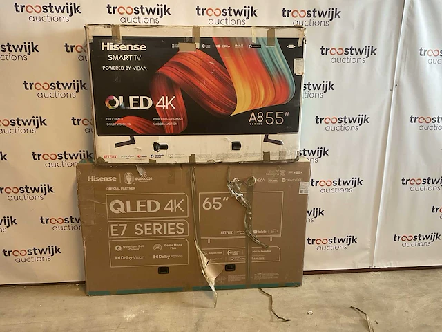 Hisense qled , oled televisie (2x) - afbeelding 1 van  9