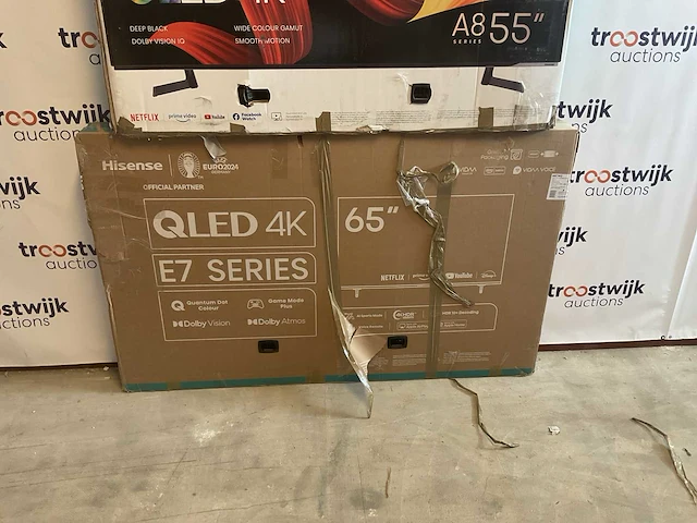 Hisense qled , oled televisie (2x) - afbeelding 2 van  9