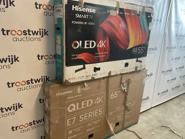 Hisense qled , oled televisie (2x) - afbeelding 4 van  9
