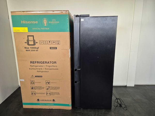 Hisense rf749n4swfe amerikaanse koelkast vrijstaand 579 l e zwart - afbeelding 5 van  10
