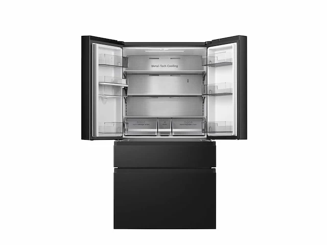 Hisense rf749n4swfe amerikaanse koelkast vrijstaand 579 l e zwart - afbeelding 8 van  10