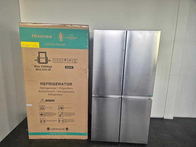 Hisense rq758n4sai1 amerikaanse koelkast vrijstaand 609 l f roestvrijstaal - afbeelding 9 van  16
