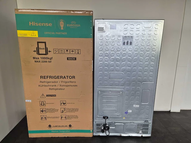 Hisense rq758n4sase amerikaanse koelkast vrijstaand 609 l e roestvrijstaal - afbeelding 8 van  13