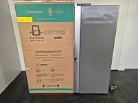 Hisense rq758n4sase amerikaanse koelkast vrijstaand 609 l e roestvrijstaal - afbeelding 3 van  4