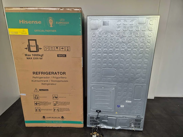 Hisense rq758n4sase amerikaanse koelkast vrijstaand 609 l e roestvrijstaal - afbeelding 4 van  4