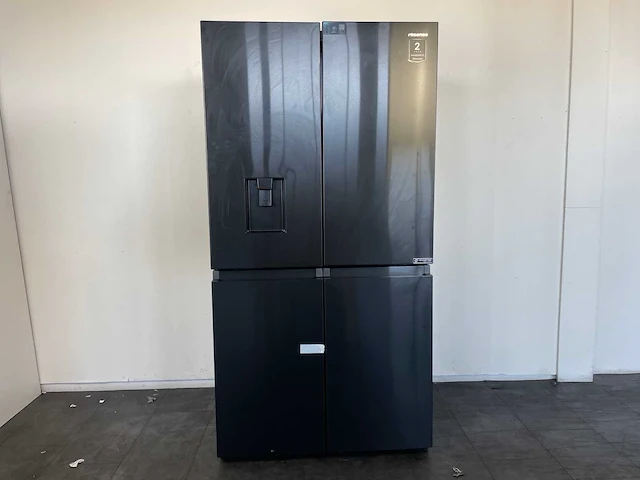Hisense rq758n4swfe amerikaanse koelkast vrijstaand 609 l e zwart - afbeelding 2 van  4