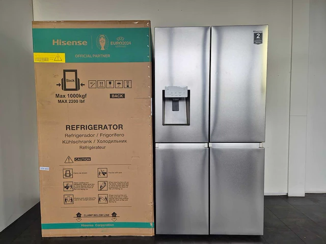 Hisense rq760n4aif amerikaanse koelkast vrijstaand 540 l f roestvrijstaal - afbeelding 4 van  11
