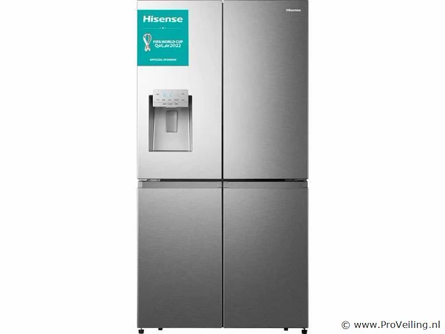 Hisense rq760n4aif amerikaanse koelkast vrijstaand 540 l f roestvrijstaal - afbeelding 1 van  10
