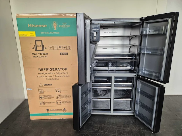 Hisense rq760n4bff amerikaanse koelkast 178cm - afbeelding 2 van  7