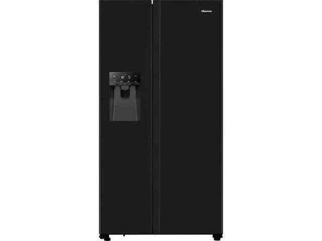 Hisense rs694n4tbe amerikaanse koelkast vrijstaand 562 l e zwart - afbeelding 1 van  3