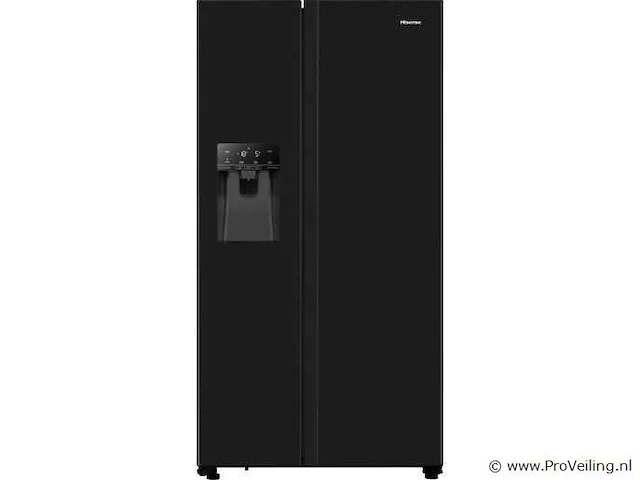 Hisense rs694n4tbe amerikaanse koelkast vrijstaand 562 l e zwart - afbeelding 1 van  7