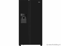 Hisense rs694n4tbe amerikaanse koelkast vrijstaand 562 l e zwart - afbeelding 1 van  7