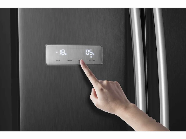 Hisense rs741n4wbe amerikaanse koelkast vrijstaand 578 l e zwart - afbeelding 9 van  10