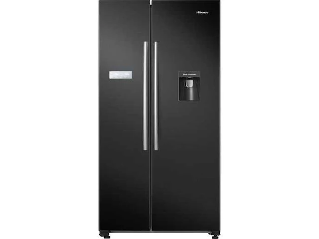 Hisense rs741n4wbe amerikaanse koelkast vrijstaand 578 l e zwart - afbeelding 1 van  7
