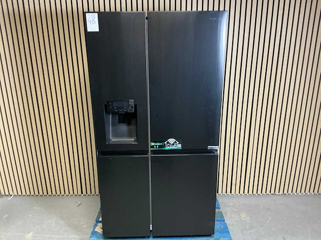 Hisense rs818n4ifd.. vrijstaande amerikaanse koelkast - afbeelding 1 van  22