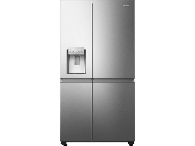 Hisense rs818n4iid amerikaanse koelkast – 632l – rvs – water- en ijsdispenser – no frost – stil (35db) - afbeelding 1 van  5