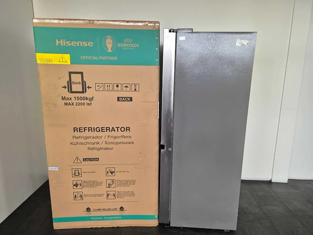 Hisense rs818n4tie amerikaanse koelkast vrijstaand 632 l e roestvrijstaal - afbeelding 8 van  9