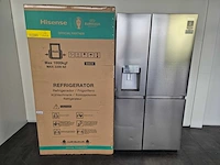 Hisense rs818n4tie amerikaanse koelkast vrijstaand 632 l e roestvrijstaal - afbeelding 1 van  6