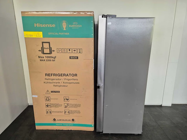 Hisense rs818n4tie amerikaanse koelkast vrijstaand 632 l e roestvrijstaal - afbeelding 3 van  6