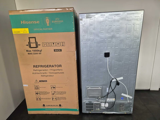 Hisense rs818n4tie amerikaanse koelkast vrijstaand 632 l e roestvrijstaal - afbeelding 7 van  7
