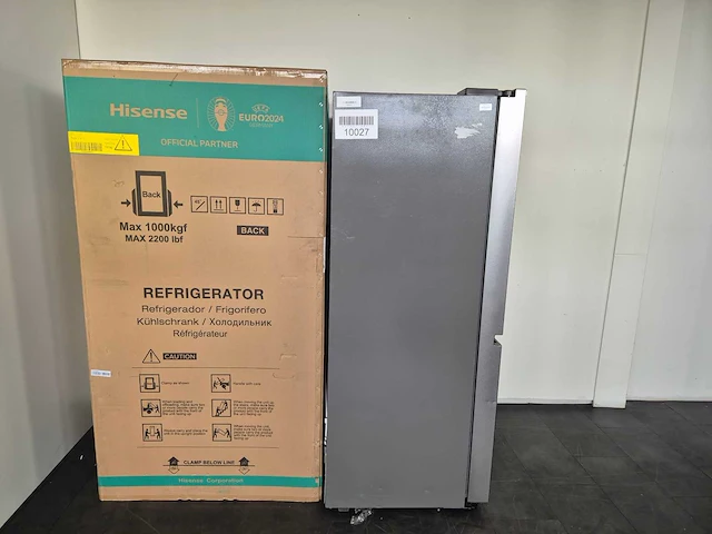 Hisense rs818n4tie amerikaanse koelkast vrijstaand 632 l e roestvrijstaal - afbeelding 2 van  6