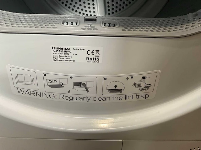 Hisense wasdroger (2x) - afbeelding 10 van  11