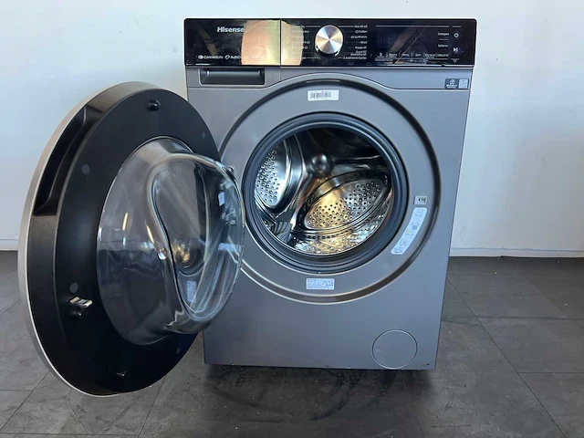 Hisense wd5s1045bt was-droogcombinatie vrijstaand voorbelading titanium d - afbeelding 2 van  5