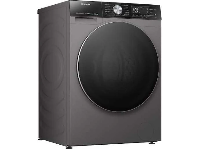 Hisense wd5s1045bt was-droogcombinatie vrijstaand voorbelading titanium d - afbeelding 3 van  10