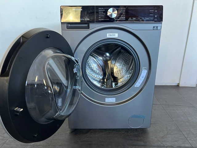 Hisense wd5s1045bt was-droogcombinatie vrijstaand voorbelading titanium d - afbeelding 8 van  10